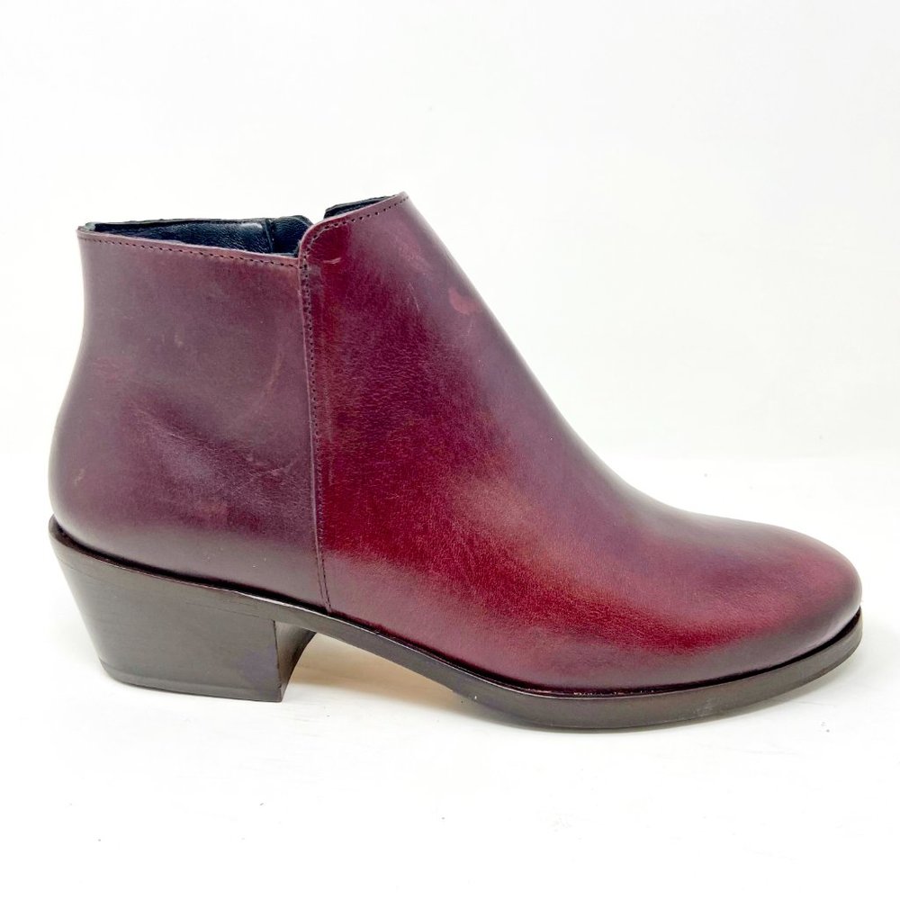 Thursday Boot Co Womens Burgundy Downtown Handcrafted Leather Bootie